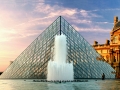 The Pyramid of the Louvre, Paris, France