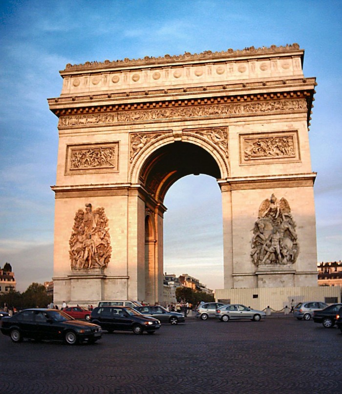 Триумфальная арка - Достопримечательности Парижа